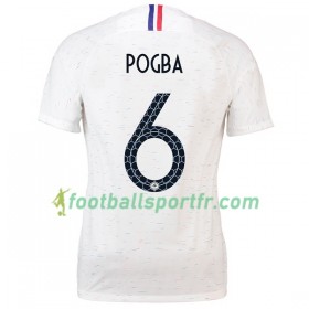 Tenue France Pogba 6 Féminine Exterieur Coupe du monde 2018 Maillot de Foot